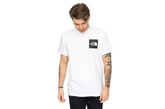 NORTH FACE MENS FINE T-SHIRT WHITE